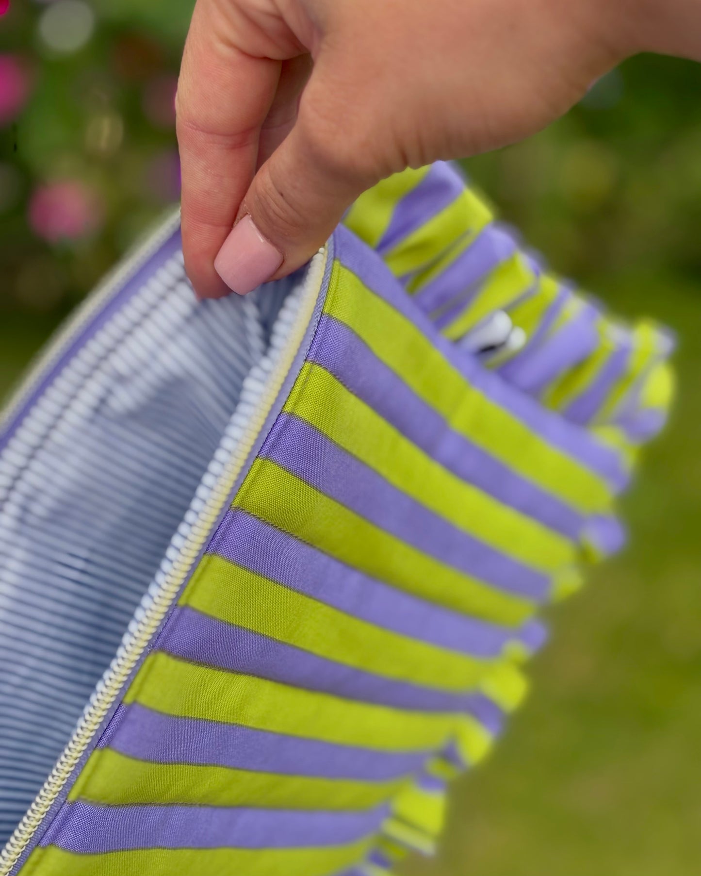 11” Frilly: Beetlejuice Stripe