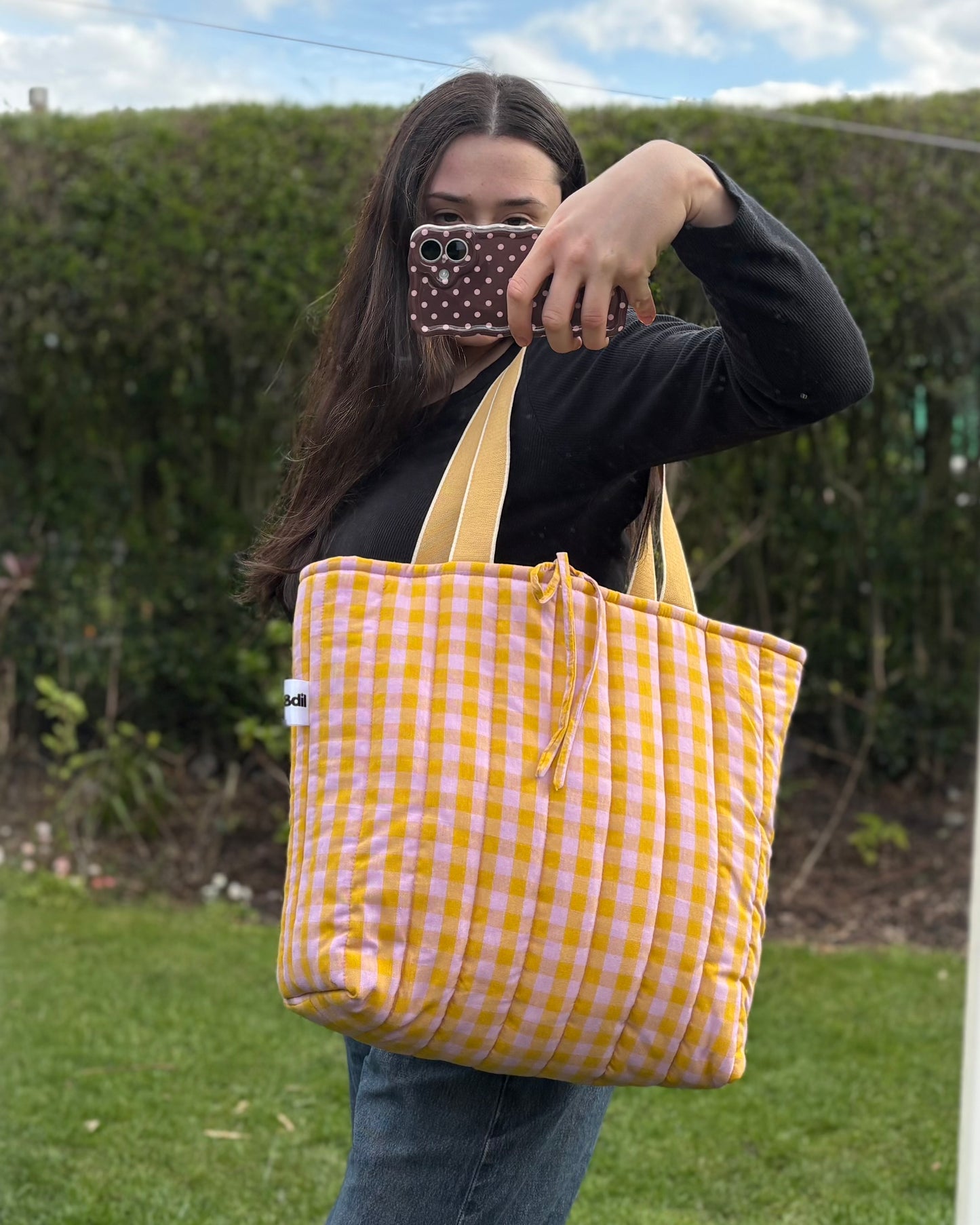 Tote: Butter & Baby Pink