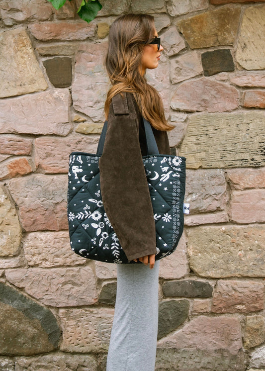 Tote: Navy Bandana