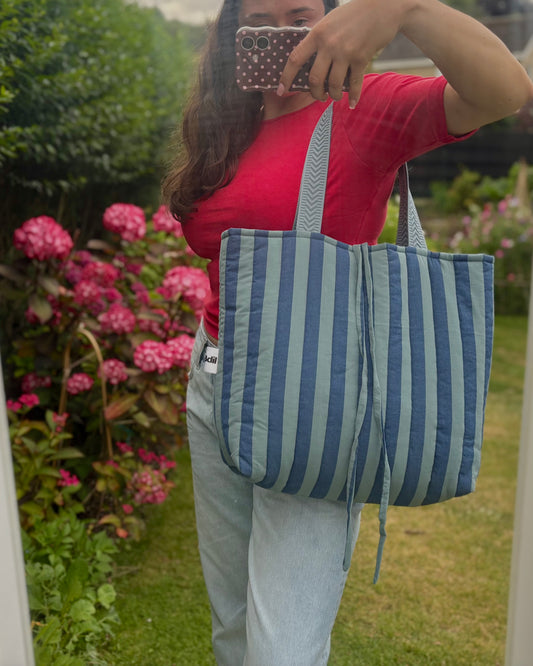 Tote: Denim Duotone