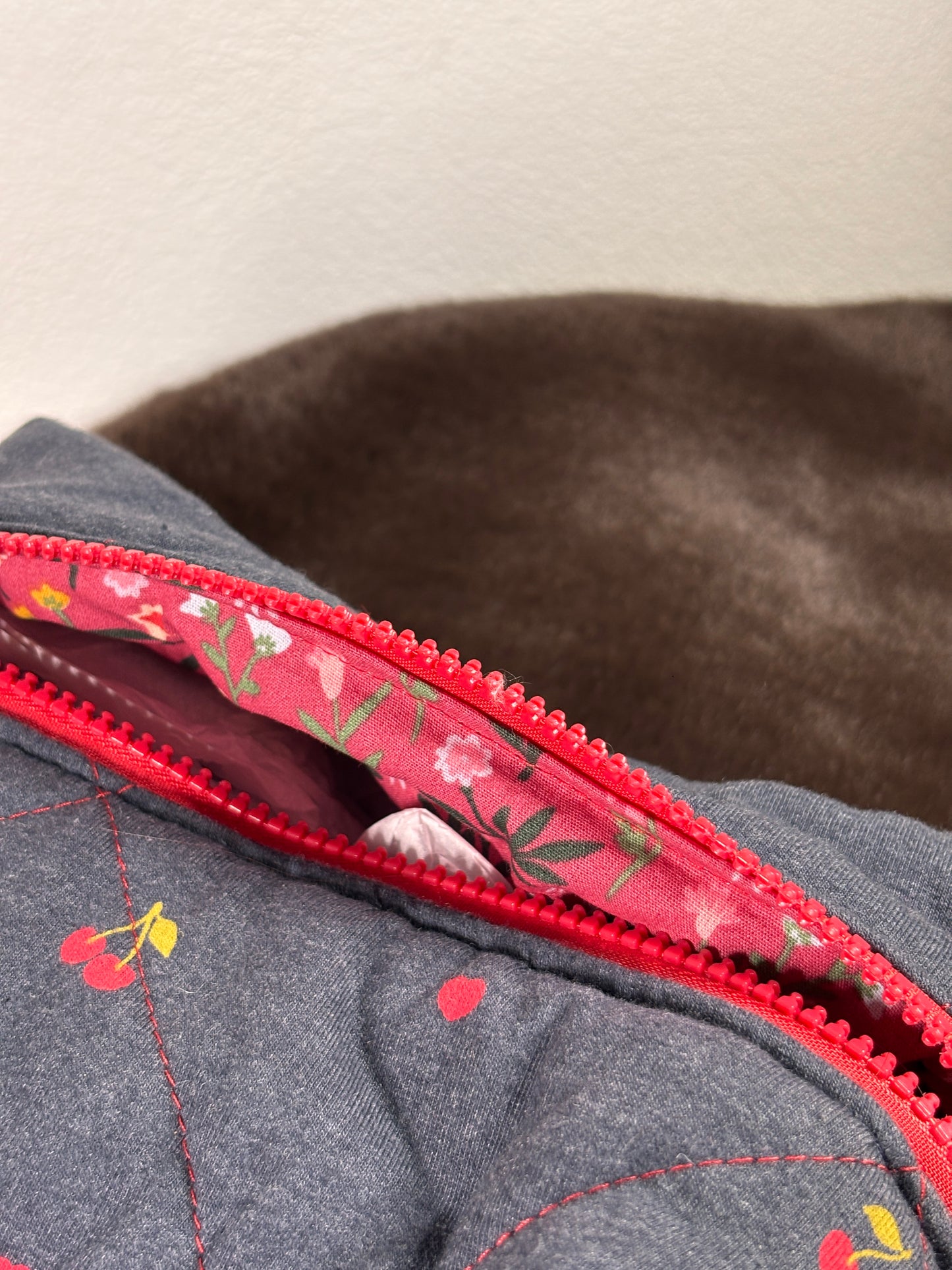 Cosmetic Bag: Jersey Cherries